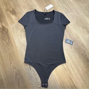 NWT Express Gray Contour Bodysuit